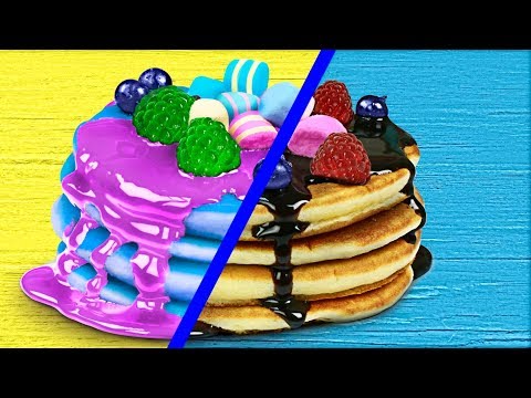 Gummy Food vs Real Food Challenge!