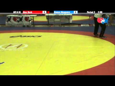 84 KG Consolation R2 - Alex Burk CAN vs Naoya Akaguma JPN