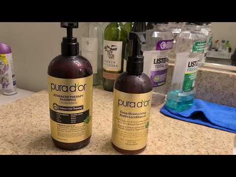 PURA D'OR Biotin Shampoo and Conditioner Review- Does...