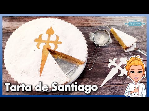 🧡 Receta ORIGINAL de TARTA de SANTIAGO (LA AUTÉNTICA) 😋 Muy Fácil, Rápida y Sin Gluten 👍