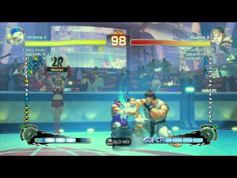 SSF4 AE: t alloy body (Yun) vs Air (Ryu) - Ranked Match (720p HD)