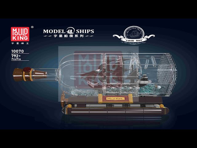 Vídeo relacionado con Mould King 10070 Barco Pirata En Bloques De Construcción De Botellas Bloques De Sujeción De Veleros De Perlas Negras Niños a Partir De 8 Años (778 Piezas)