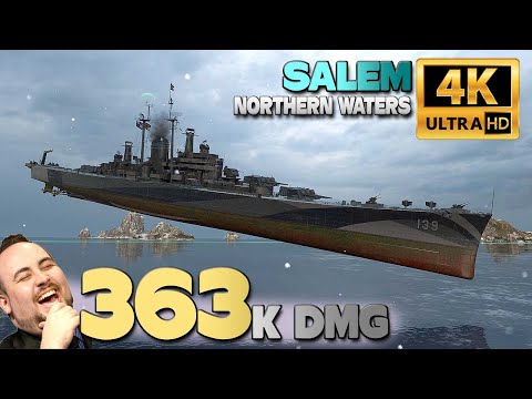 Cruiser Salem: 362k damage - World of Warships
