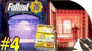 SECRET WHITESPRING VAULT / BUNKER + ROBOT SETTLEMENT + PERK CARD PACK - Fallout 76 Gameplay Part 4