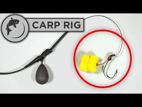 How To Tie A Simple Carp Rig - (Very Easy)