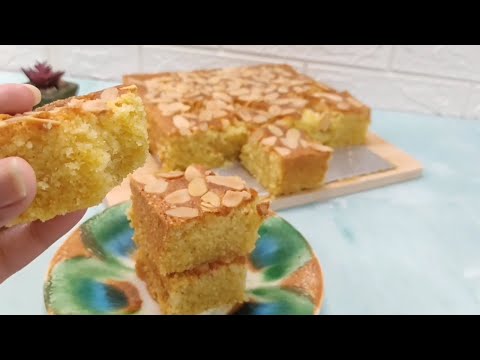 Almond Suji Cake [Recipe]