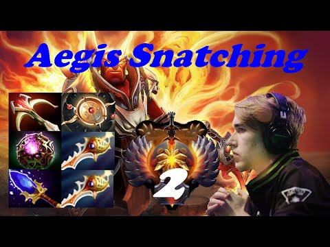 CCnC #2 Ember Spirit Aegis Snatching Perfect Play with 2 Divine Rapiers vs EG.Cr1t Earth Spirit.