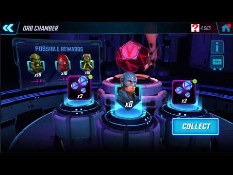 21 Gamma raid orb opening - Marvel Strike Force