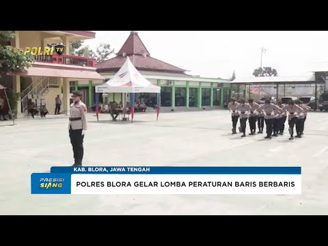POLRES BLORA LAKSANAKAN LOMBA PBB BERSAMA POLSEK JAJARAN SAMBUT HARI BHAYANGKARA KE-79