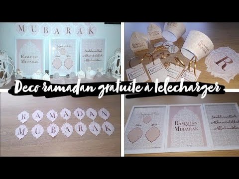 DECORATION RAMADAN GRATUITE 🎊🎁