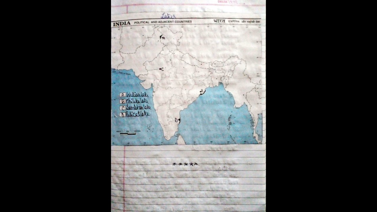 CBSE class 9th SST(geography) ch-3 Drainage map work ||@Sanshica