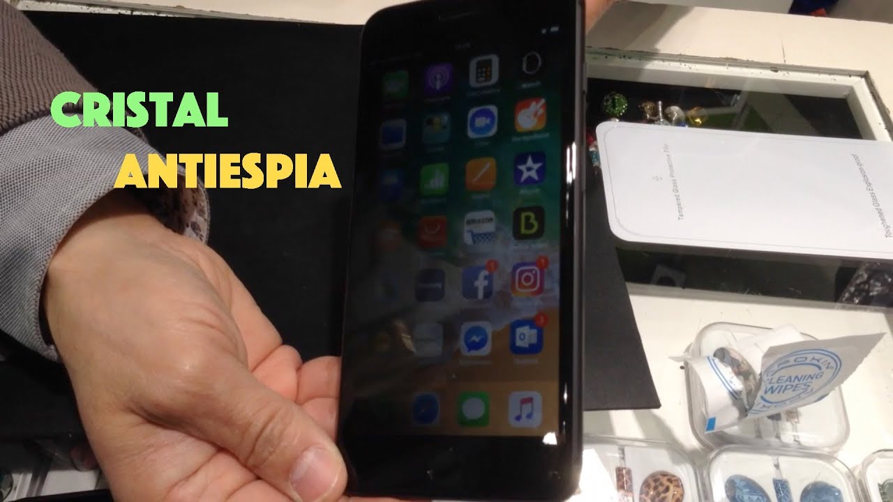 Cristal templado antiespía para #iPhone