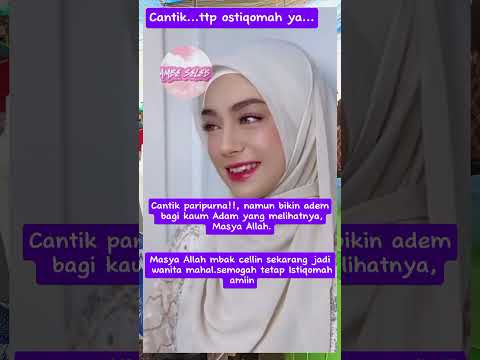 celline evaangelista sekarang berbeda banget aura nya sejak memutuskan berhijab #viral2025