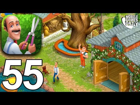 GARDENSCAPES - Stable Area - STORY Walkthrough Gameplay Part 55 (iOS Android)