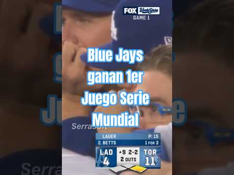 ÚLTIMA HORA: ¡Los Blue Jays ganan su primer juego de Serie Mundial desde 1993!