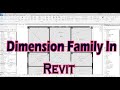 Dimension Family In REVIT
