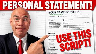 HOW TO WRITE A CV OR RESUME PERSONAL STATEMENT THAT GETS YOU HIRED! (+ FREE Template)