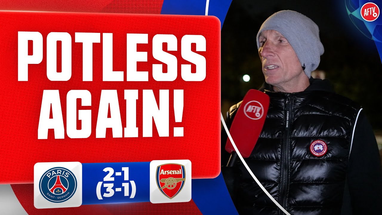 Potless Again! (Lee Judges) | PSG 2-1 Arsenal (3-1)