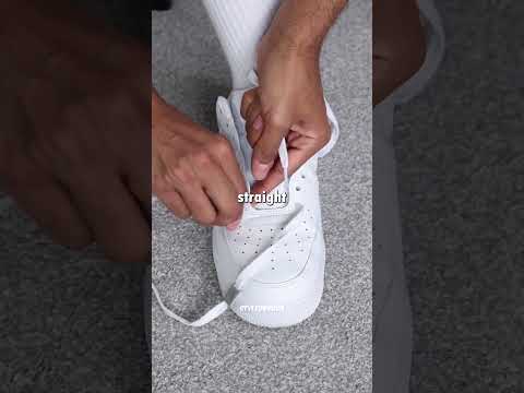 👟 How to Lace Air Force 1s the Right Way  Clean Sneaker Look ✨