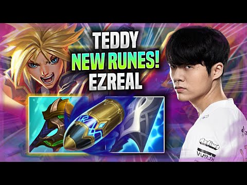 TEDDY TRIES EZREAL WITH NEW RUNES! - AF Teddy Plays Ezreal ADC vs Jhin! | Preseason 2022