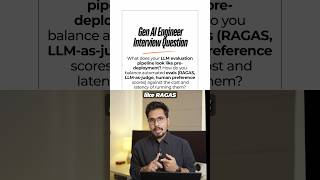 GenAI Interview Questions: LLM Evaluation Pipeline in Production #generativeai