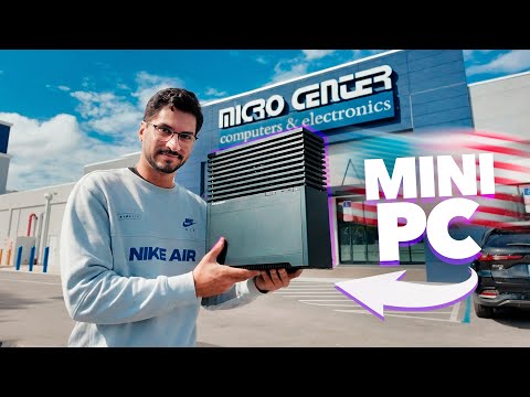 Montando meu Novo Mini PC na maior loja de HARDWARE dos EUA! | Micro Center tá mais BARATO?