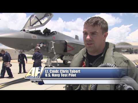 Strike Fighter Squadron 101 Receives Navy's First F-35C Lighting II Carrier-Variant Aircraft