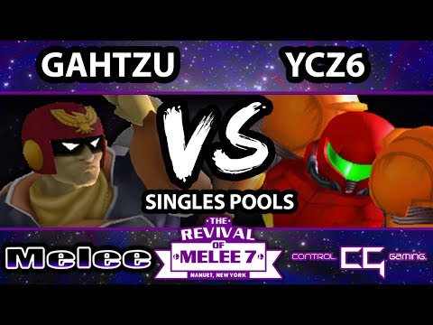 RoM 7 - SS | Gahtzu (Captain Falcon) Vs. YCZ6 (Samus) SSBM Pools - Smash Melee