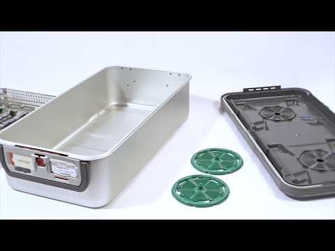 Function control and inserting barrier microStop® container