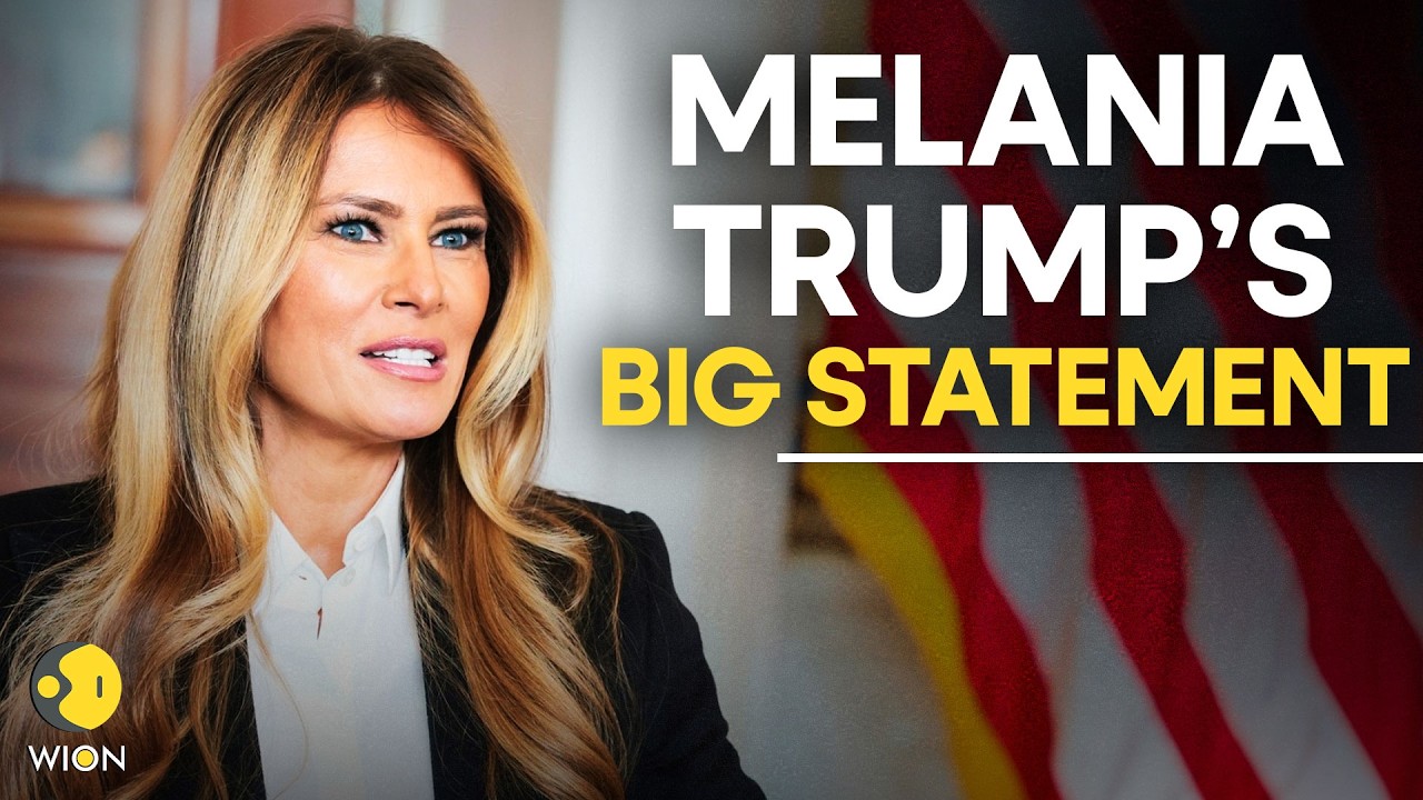 LIVE: US First Lady Melania Trump Makes a Statement From the White House | WION