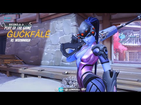 GALE WIDOW | MCCREE AND HARBLEU! POTG! [ OVERWATCH SEASON 20 TOP 500 ]