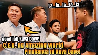 Heto Na! CEO ng Amazing World Tinuruan Si Kuya Dave Paano Kumanta | Ang Galing!