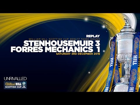 Stenhousemuir 3-1 Forres Mechanics | William Hill Scottish Cup 2016/17 - Third Round Replay