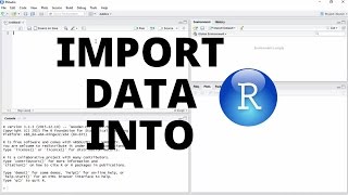 Import Data into R Studio