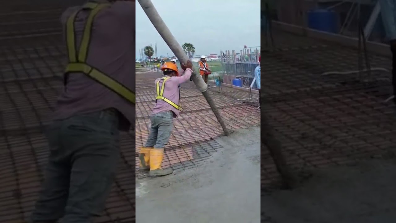 Construction Skilled - Concrete Pumping Machine - How To Concrete Casting By Pumping