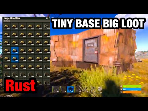 Tiny base had CRAZY SULFUR In RUST - Rust Console Edition - Rust Raid