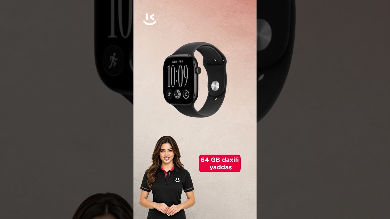 Smart saat Apple Watch Series 12 42mm S/M MJEA4ET/A Black