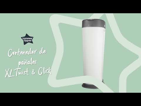 Tommee Tippee Twist & Click XL Nappy Bin - Image 2