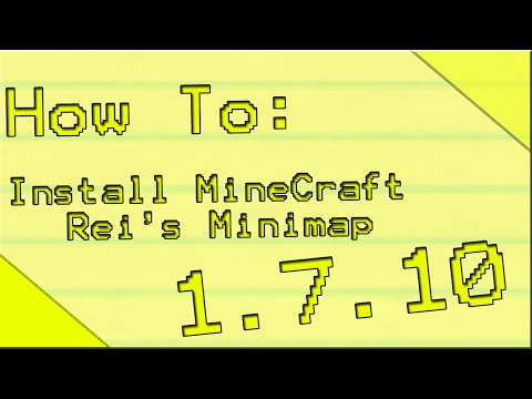 comment install rei's minimap 1.7.10