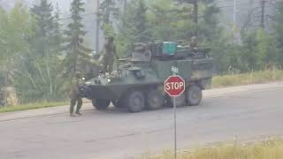 Canadian Armed Forces In Wiliams Lake Has Engine Trouble