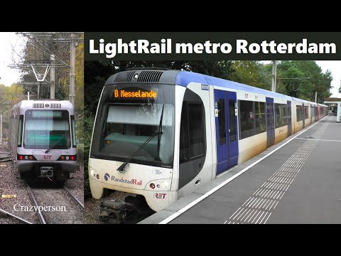 RET Sneltram Metro Rotterdam Ommoord in 2024