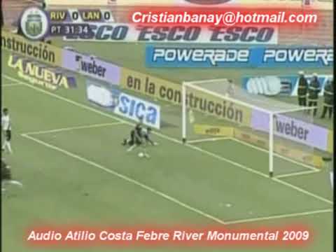 River 0 Lanus 1  Apertura 2009 Gol de Maxi Velazquez