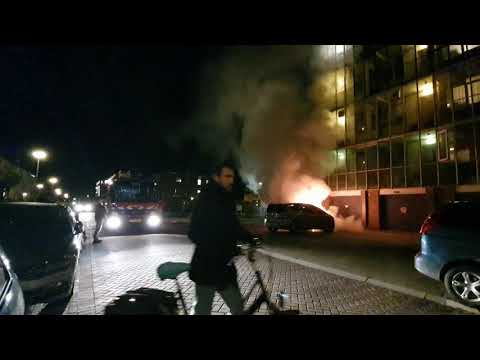 21-04-14 Prio 1 Voertuigbrand - Bernadottelaan Gouda