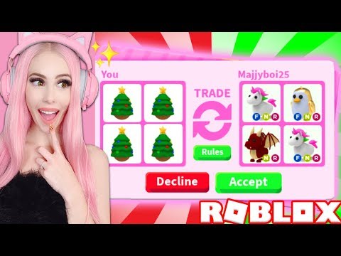 I ONLY Traded Christmas Eggs In Adopt Me And This Happened... Roblox Adopt Me Trading