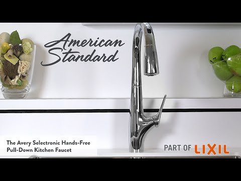 Avery® Touchless Single-Handle Pull-Down Dual Spray Kitchen Faucet 1.5 gpm/5.7 L/min // POLISHED CHROME // YouTube Video