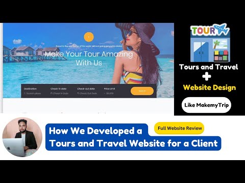 Travel agency website like MakeMyTrip, explained in Hindi