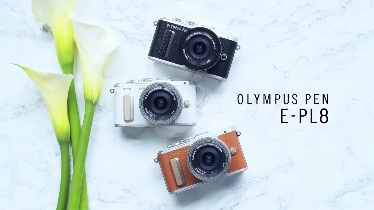 Фотоаппарат Olympus PEN E-PL8 kit 14-42mm f/3.5-5.6 EZ, коричневый