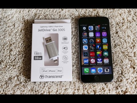 Флэшка для iPhone Transcend JetDrive Go 300