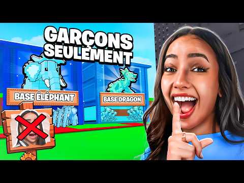 Je m'INFILTRE dans ce Serveur Réservé aux GARÇONS sur Steal A Brainrots !