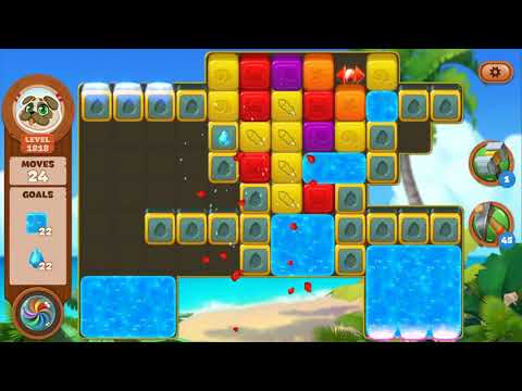 Lost Island Blast Adventure Level 1818 NO BOOSTERS - A S GAMING ✔️